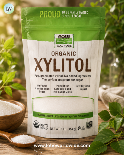 NOW Foods, Real Food, Organic Xylitol, 1 lb (454 g)