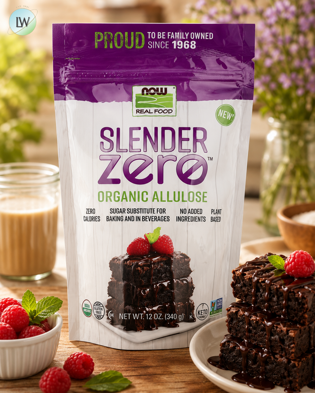 NOW Foods, Real Food, Slender Zero™ Organic Allulose, 12 oz (340 g)