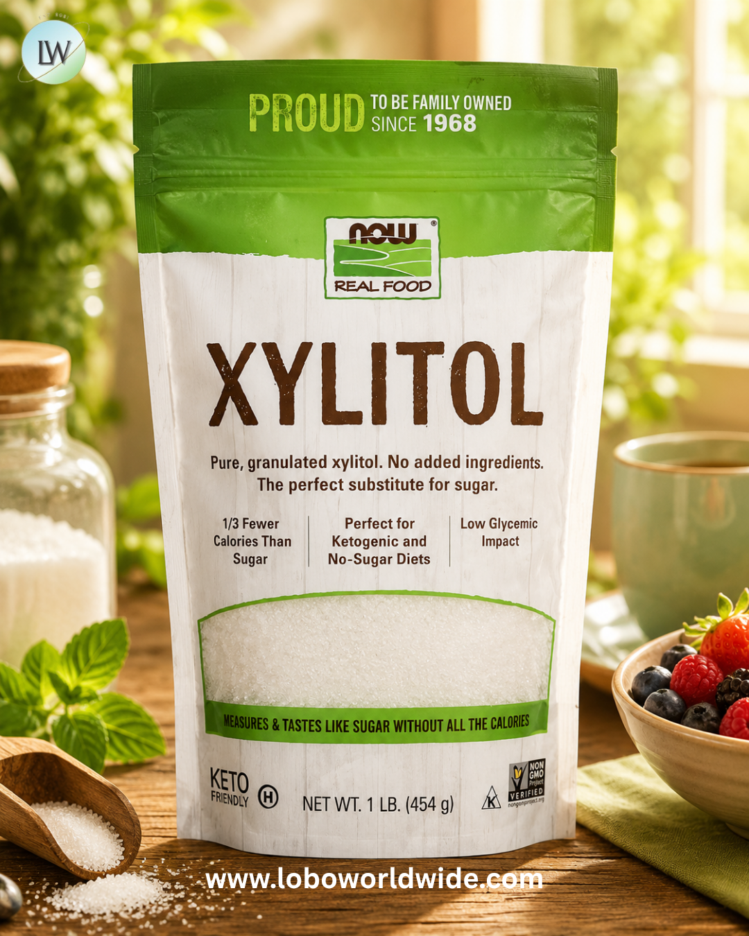 NOW Foods, Real Food, Xylitol, 1 lb (454 g)