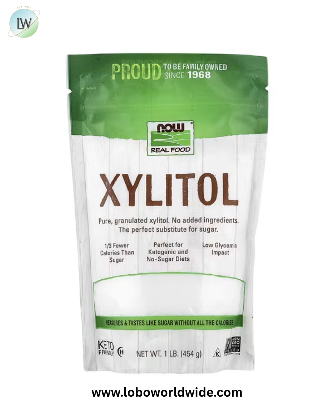 NOW Foods, Real Food, Xylitol, 1 lb (454 g)
