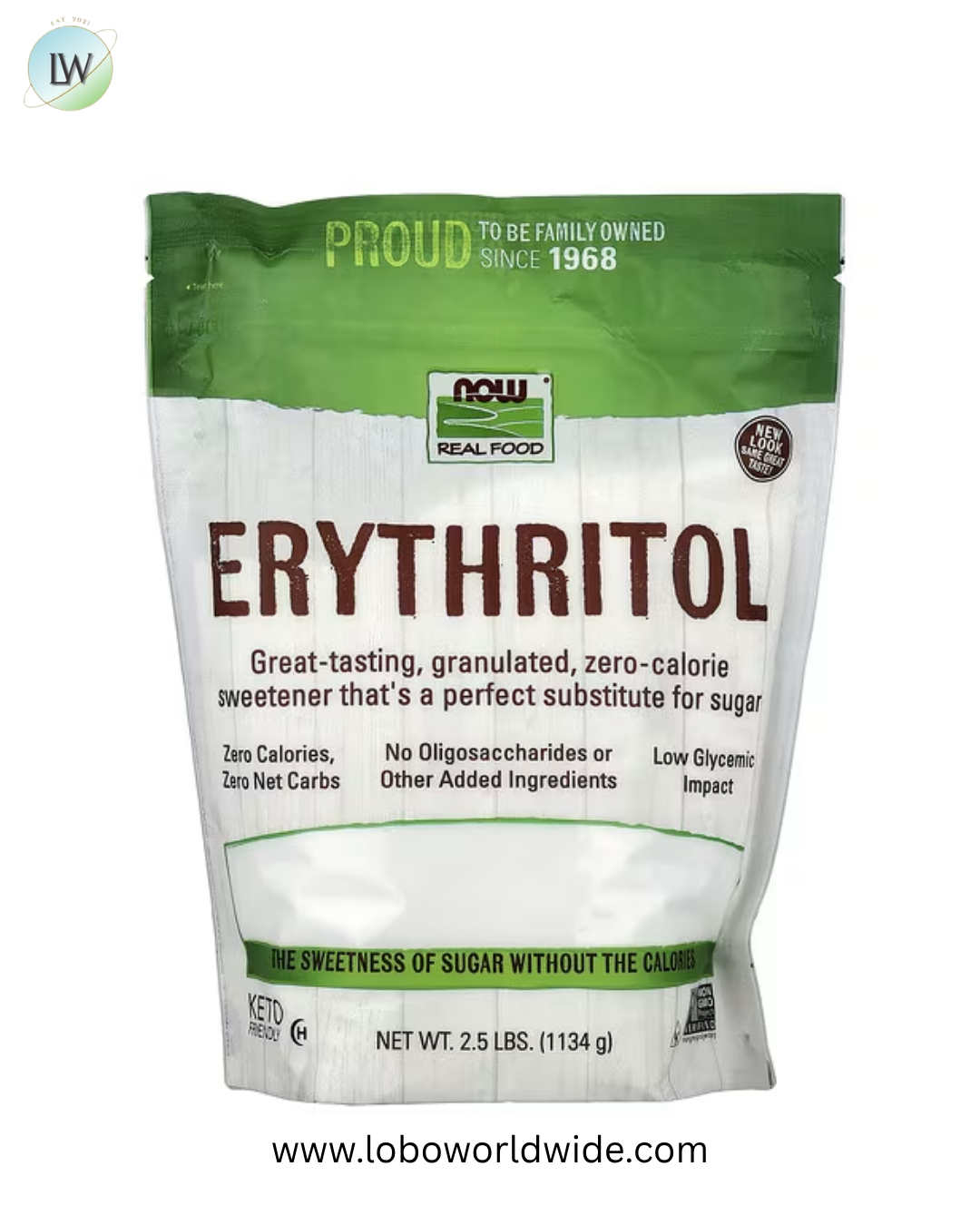 NOW Foods, Real Food, Erythritol