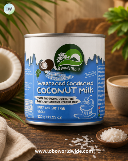 Nature's Charm, Sweetened Condensed Coconut Milk, 11.25 oz (320 g)