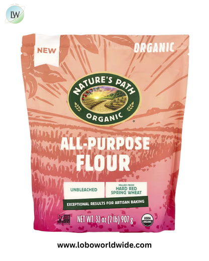 Nature's Path, Organic All-Purpose Flour, Unbleached, 32 oz (907 g)