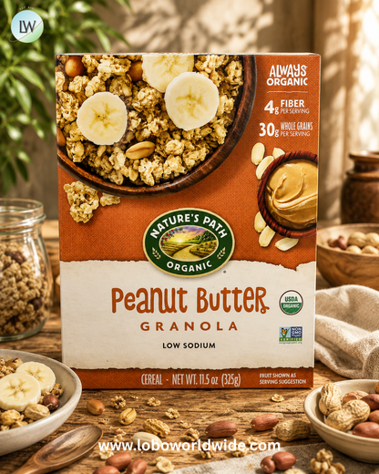 Nature's Path, Organic Granola Cereal, Peanut Butter, 11.5 oz (325 g)