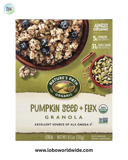 Nature's Path, Organic Pumpkin Seed + Flax Granola