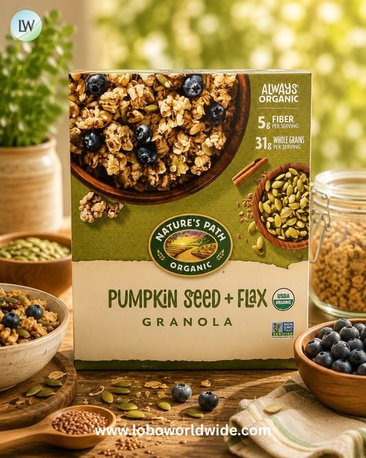Nature's Path, Organic Pumpkin Seed + Flax Granola
