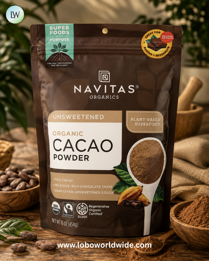 Navitas Organics, Organic Cacao Powder, Unsweetened