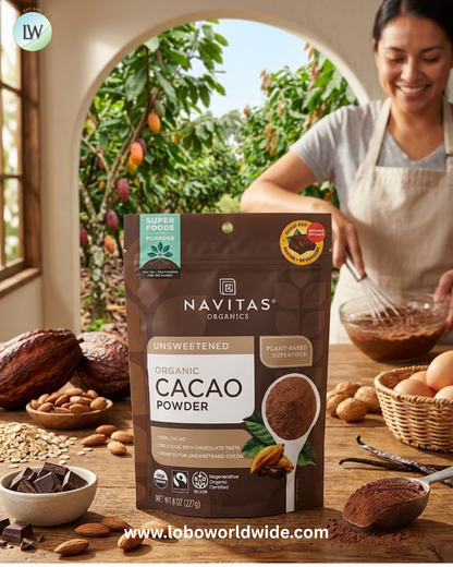 Navitas Organics, Organic Cacao Powder, Unsweetened