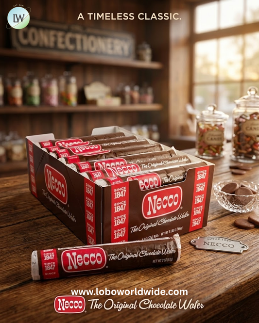 Necco Wafers Chocolate 24 Pack
