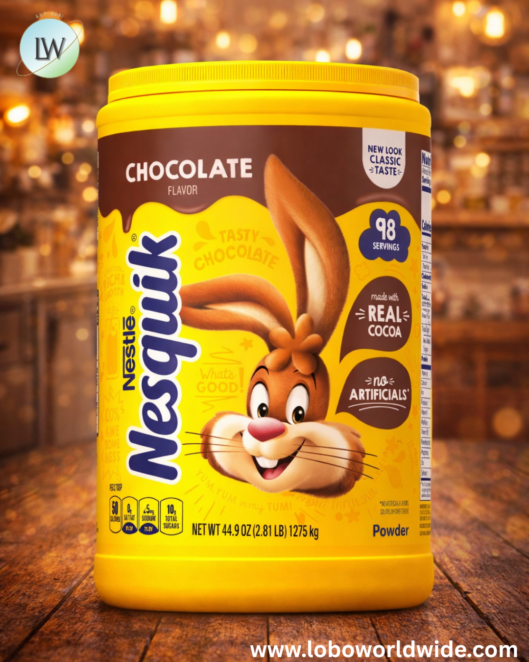 Nesquik Chocolate Powder Drink Mix 44.9 oz.