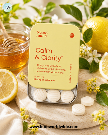 NeuroGum, NeuroMints, Calm & Clarity, Honey Lemon, 12 Pieces Each