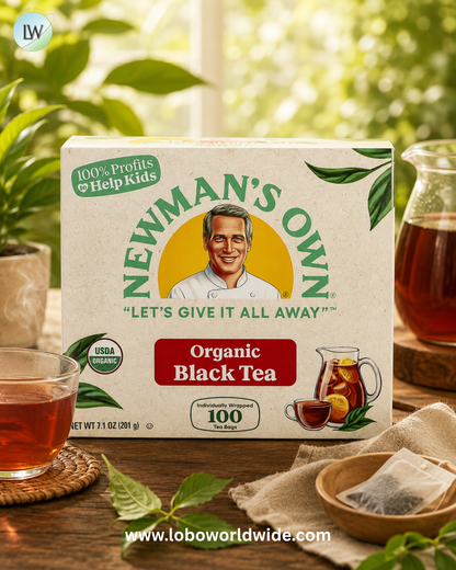 Newman's Own Organics, Organic Black Tea, 100 Tea Bags, 7.1 oz (201 g)