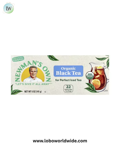 Newman's Own Organics, Organic Black Tea, 22 Tea Bags, 5 oz (141 g)