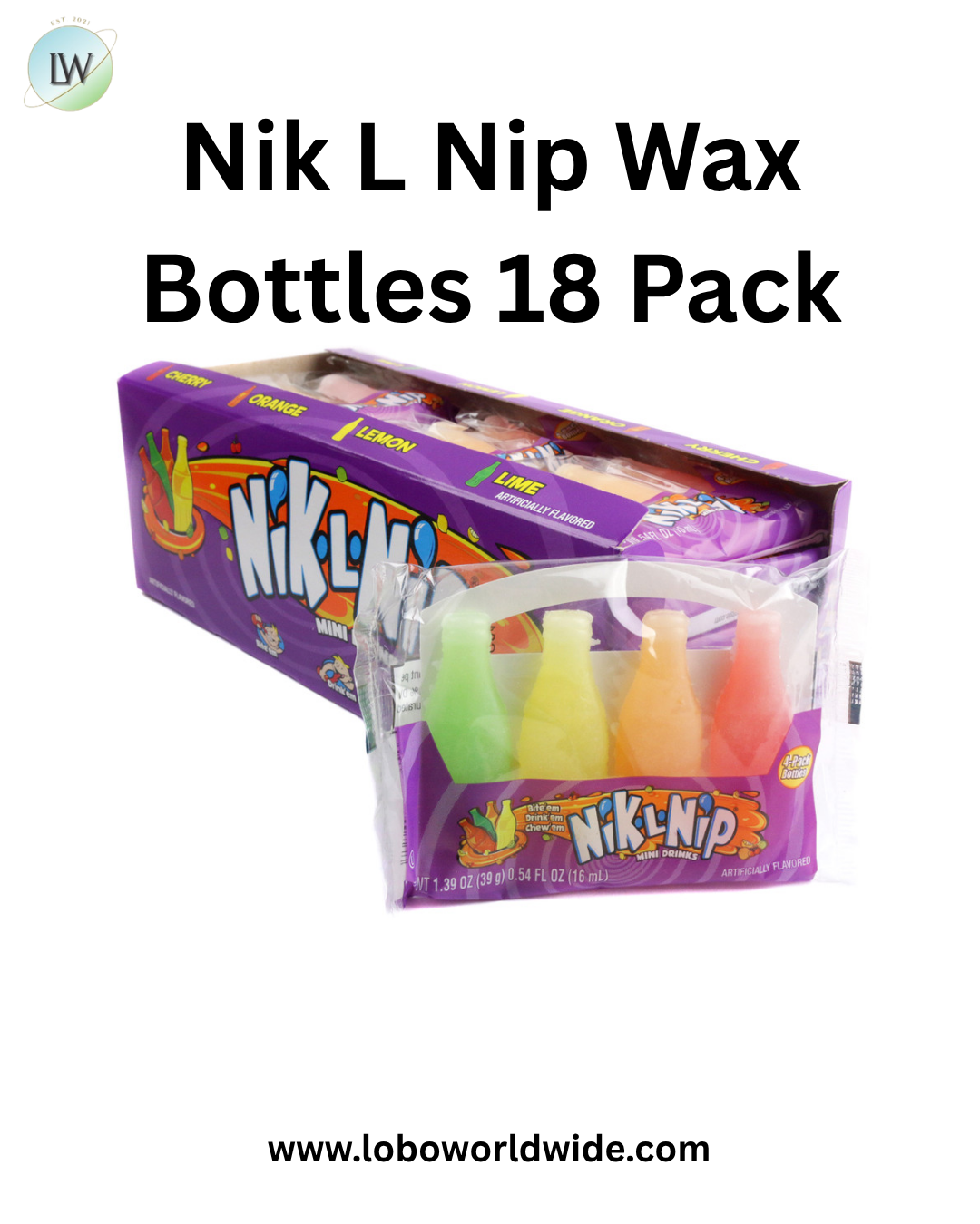 Nik L Nip Wax Bottles 18 Pack