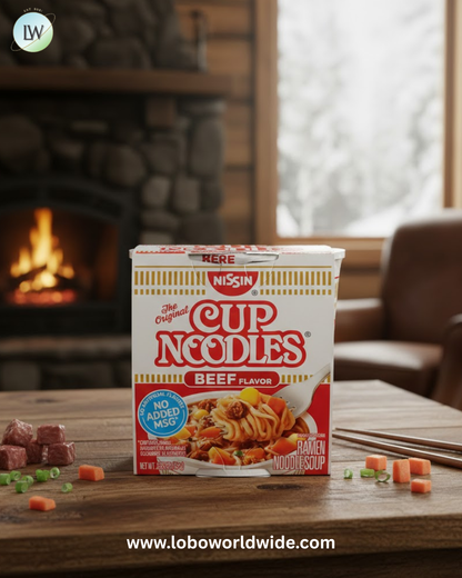 Nissin Noodle Cups (Chicken, Beef, Shrimp)