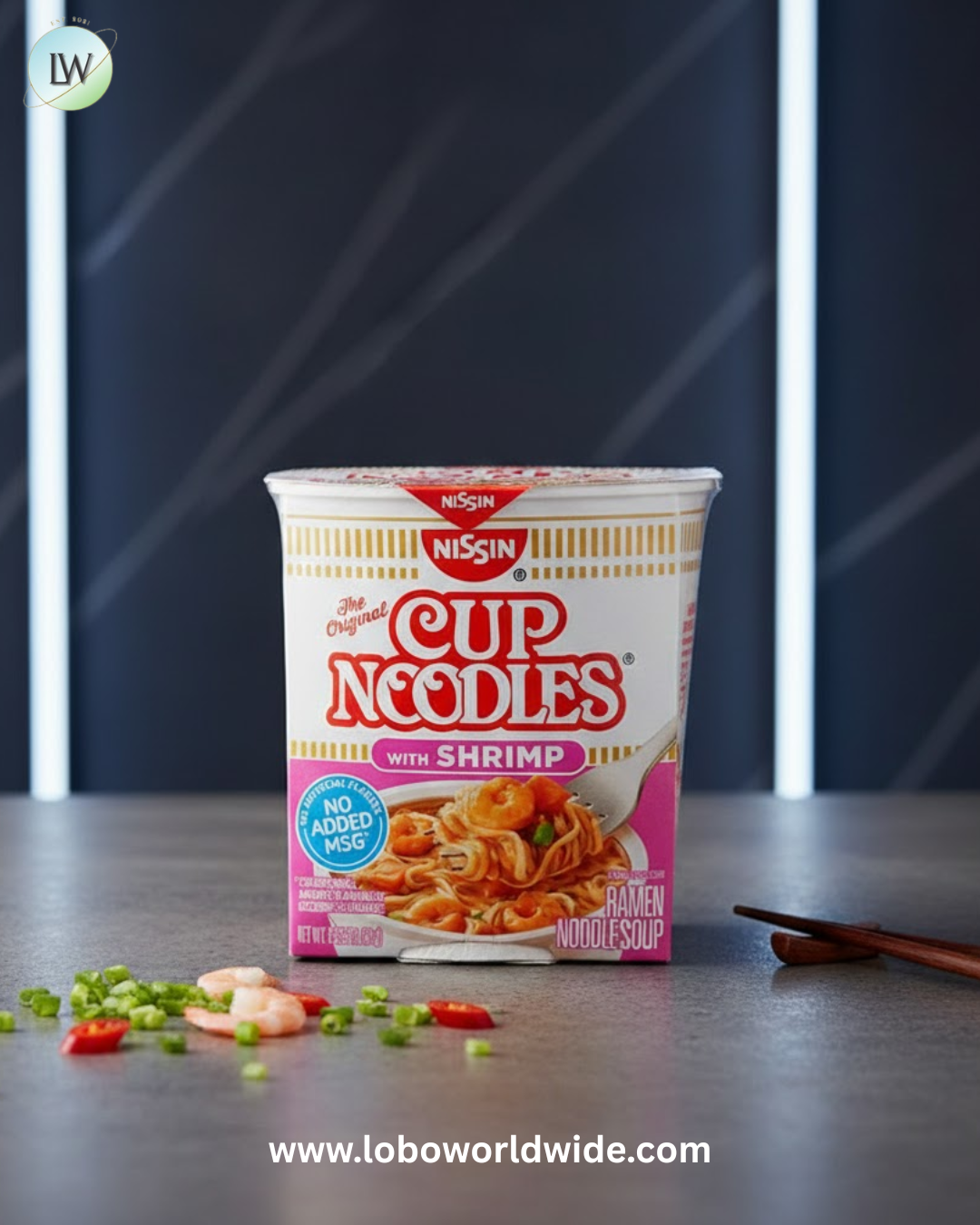 Nissin Noodle Cups (Chicken, Beef, Shrimp)