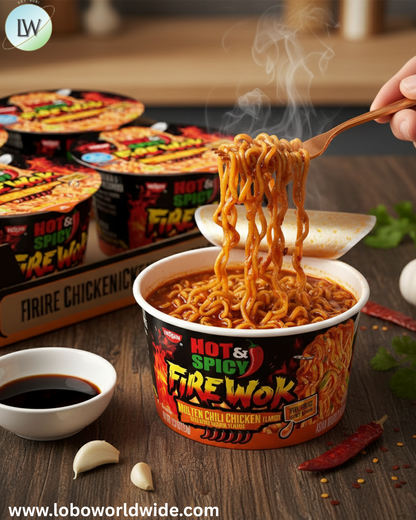 Nissin Hot & Spicy Ramen Noodle Soup, Shrimp, 3.27 Ounce (Pack of 6)