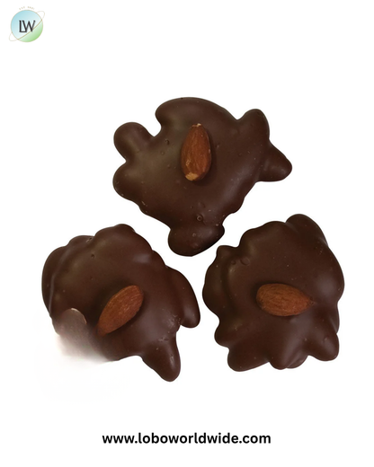 No Sugar Added Milk Chocolate Almond Caramel Patty Asher's - 4lb