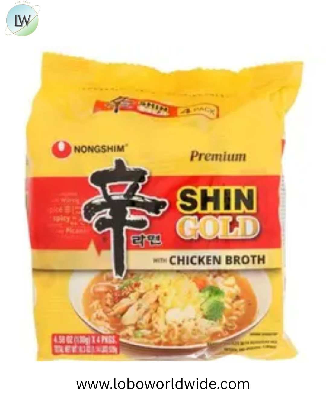 Nongshim Shin Gold Ramyun Noodles, 18.32 Ounce -- 4 per case