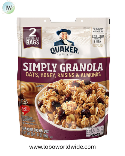 Quaker Simply Granola, 34.5 oz., 2 pk.