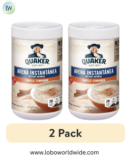 (2 pack) Quaker Cinnamon Instant Oats