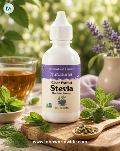 NuNaturals, Clear Extract Stevia, 2 fl oz (59 ml)