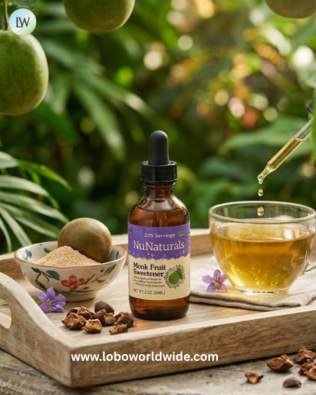 NuNaturals, Monk Fruit Sweetener, 2 oz (59 ml)