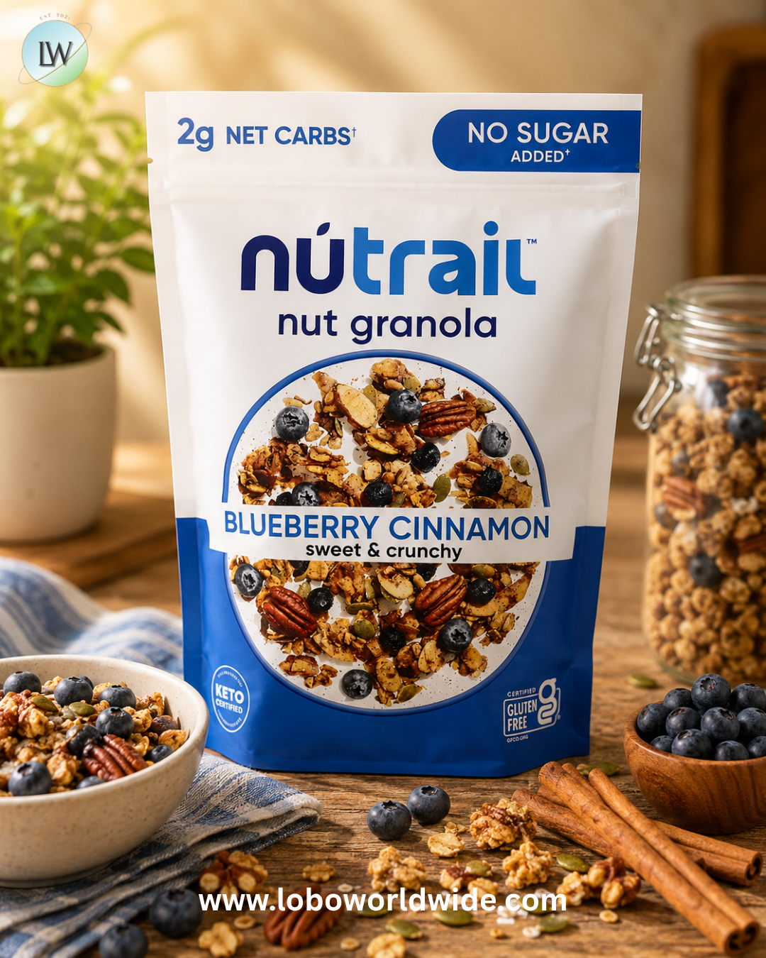 NuTrail, Nut Granola, 8 oz (227 g)