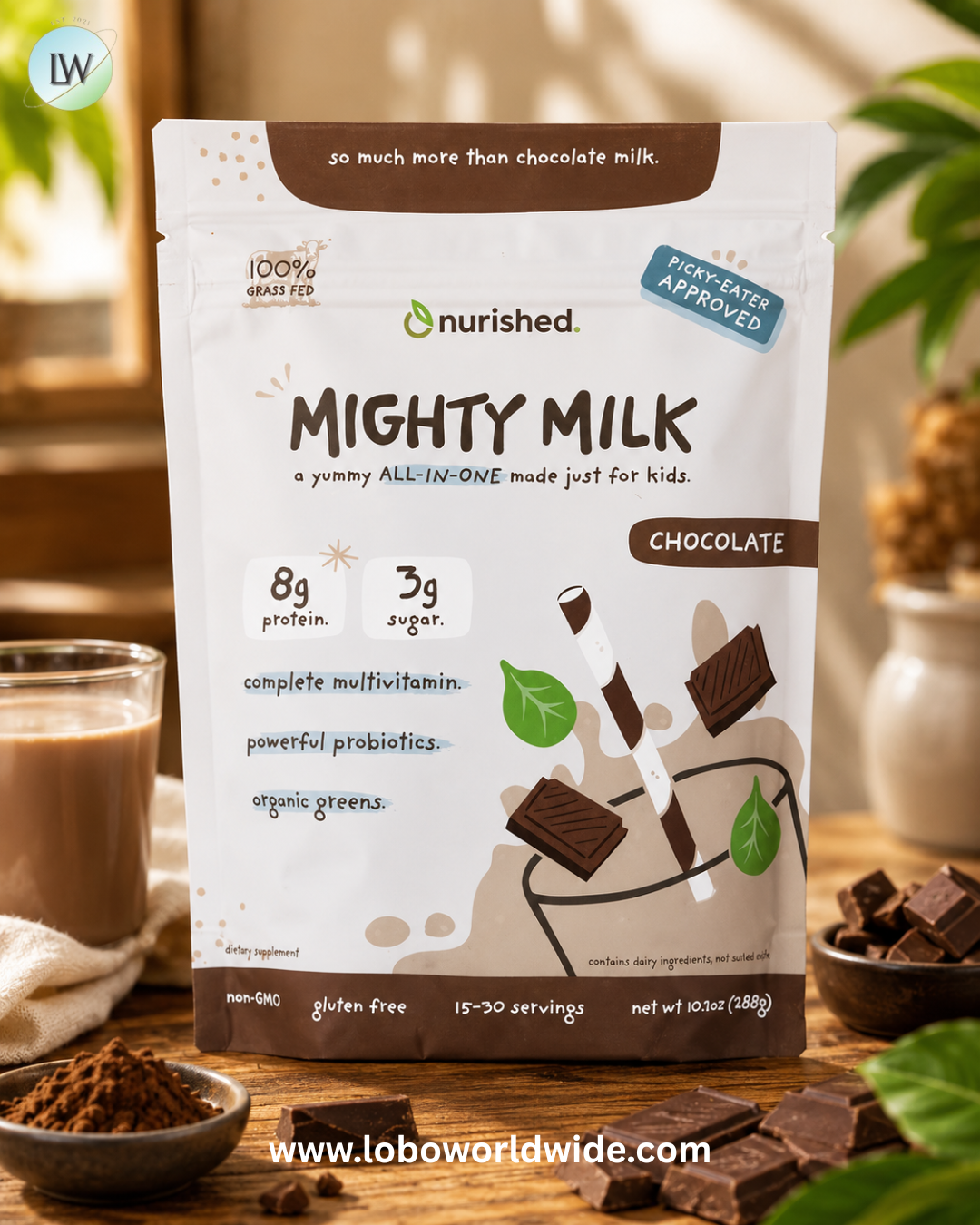 Nurished, Kids, Mighty Milk