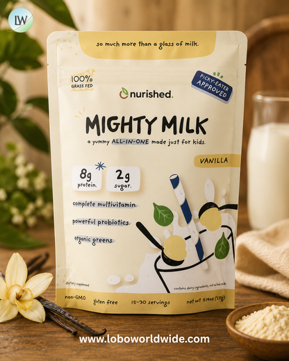 Nurished, Kids, Mighty Milk