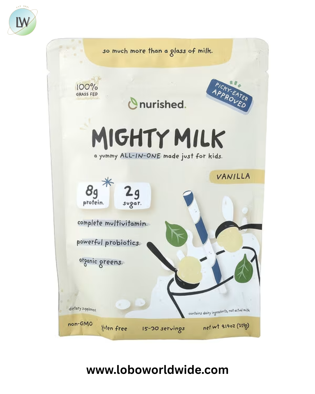 Nurished, Kids, Mighty Milk