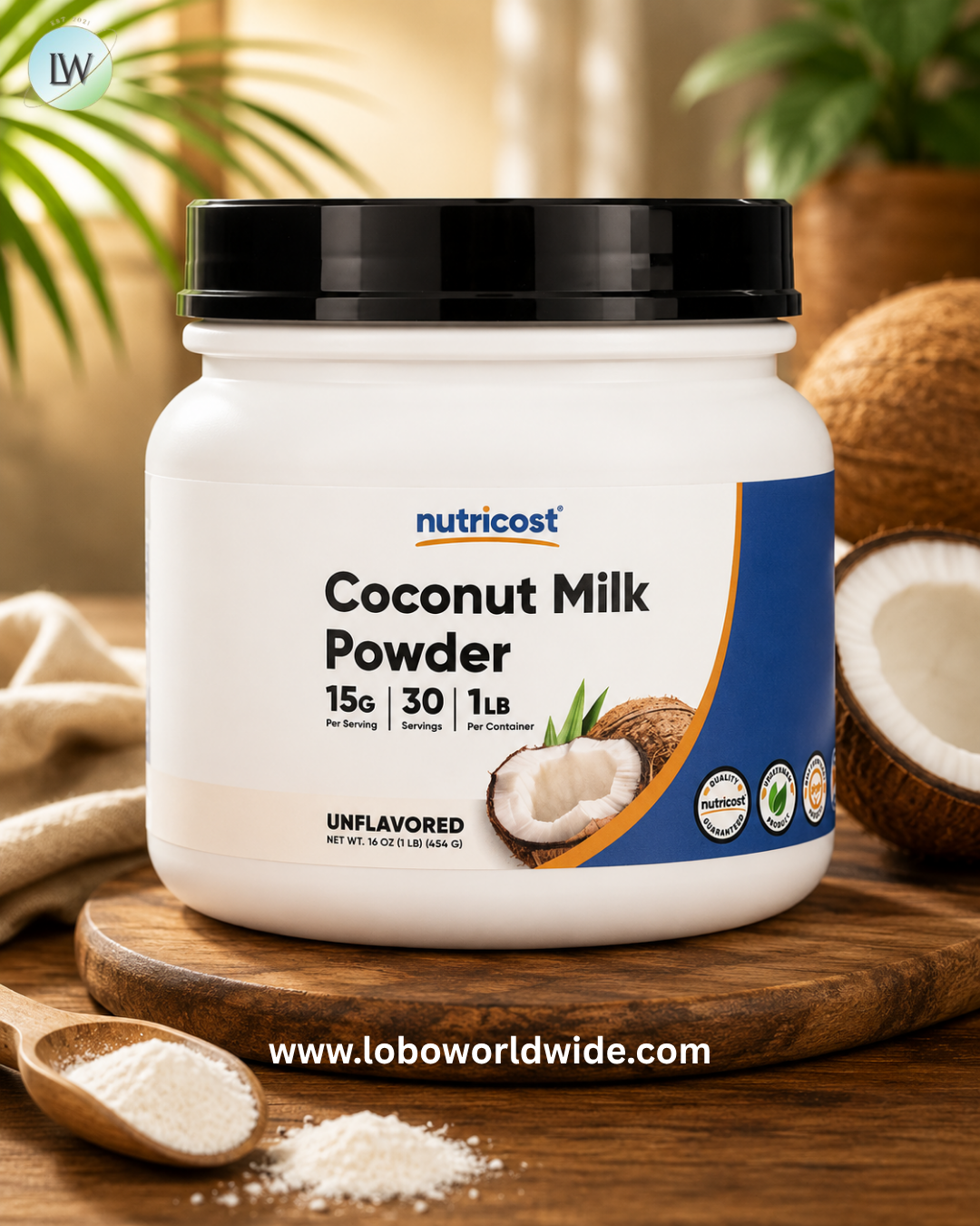 Nutricost, Coconut Milk Powder, Unflavored