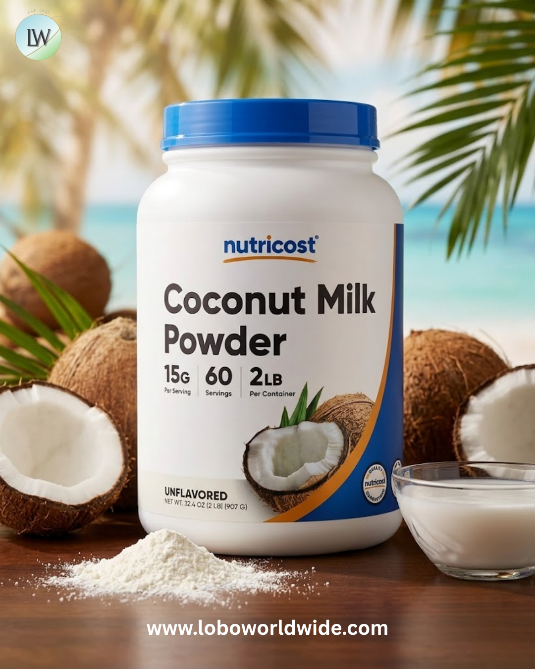 Nutricost, Coconut Milk Powder, Unflavored