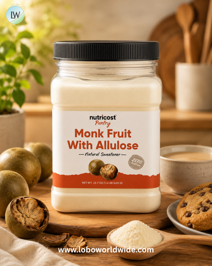 Nutricost, Pantry, Monk Fruit With Allulose, 22.7 oz (635 g)