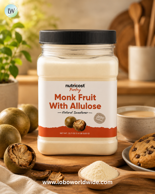 Nutricost, Pantry, Monk Fruit With Allulose, 22.7 oz (635 g)