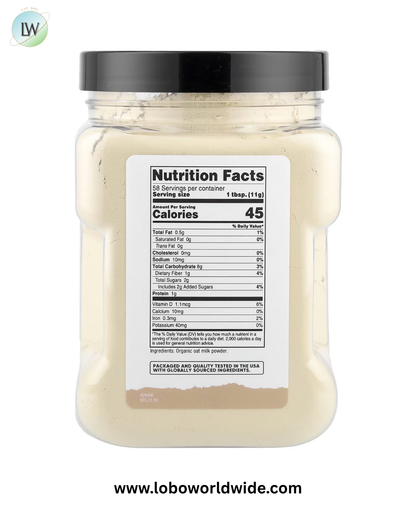 Nutricost, Pantry, Organic Oat Milk Powder, 22.7 oz (635 g)
