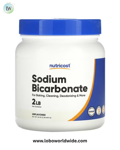 Nutricost, Sodium Bicarbonate Powder, Unflavored, 2 lb (907 g)