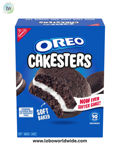 OREO Cakesters Soft Snack Cakes, 5 - 2.02 oz Snack Packs