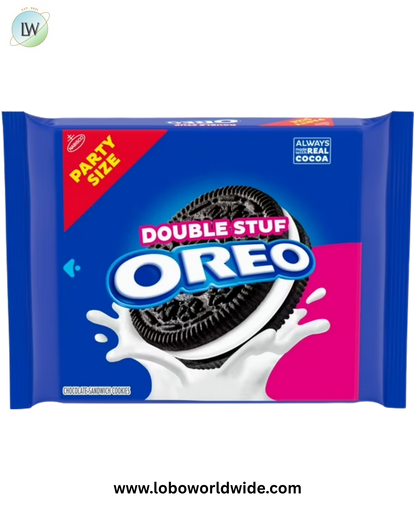 OREO Double Stuf Chocolate Sandwich Cookies, Party Size, 24.95 oz
