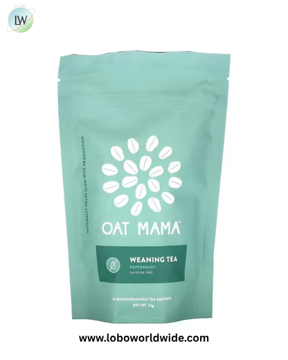 Oat Mama, Weaning Tea, Peppermint, Caffeine Free, 14 Sachets, 32 g