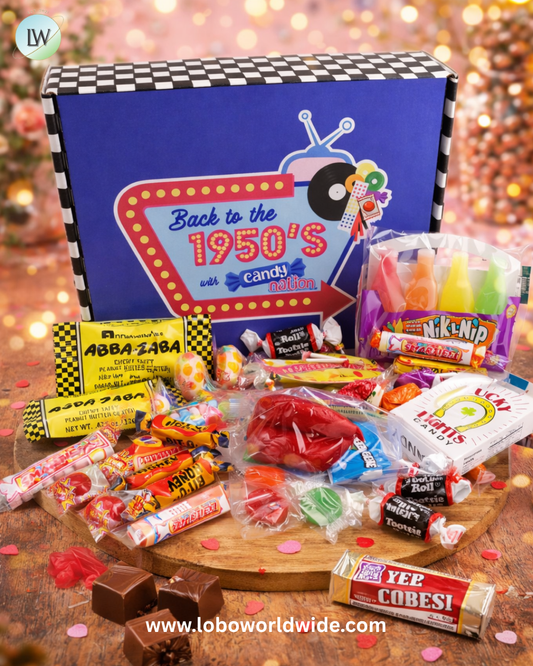 Old Fashioned Candy Box Back to the 1950's