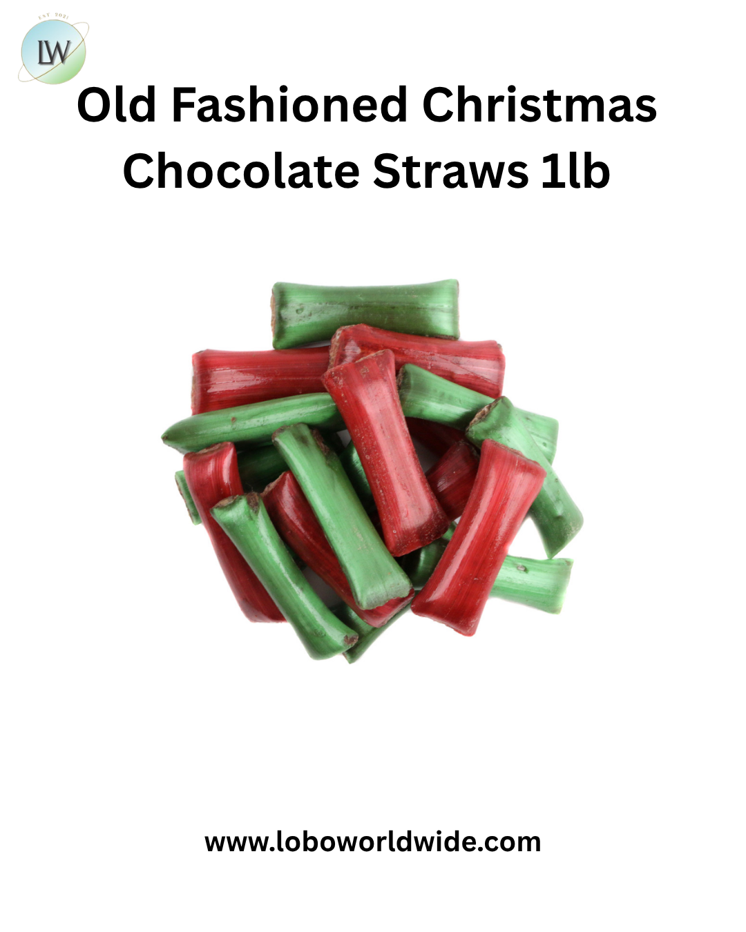 Old Fashioned Christmas Chocolate Straws