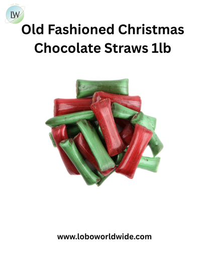 Old Fashioned Christmas Chocolate Straws