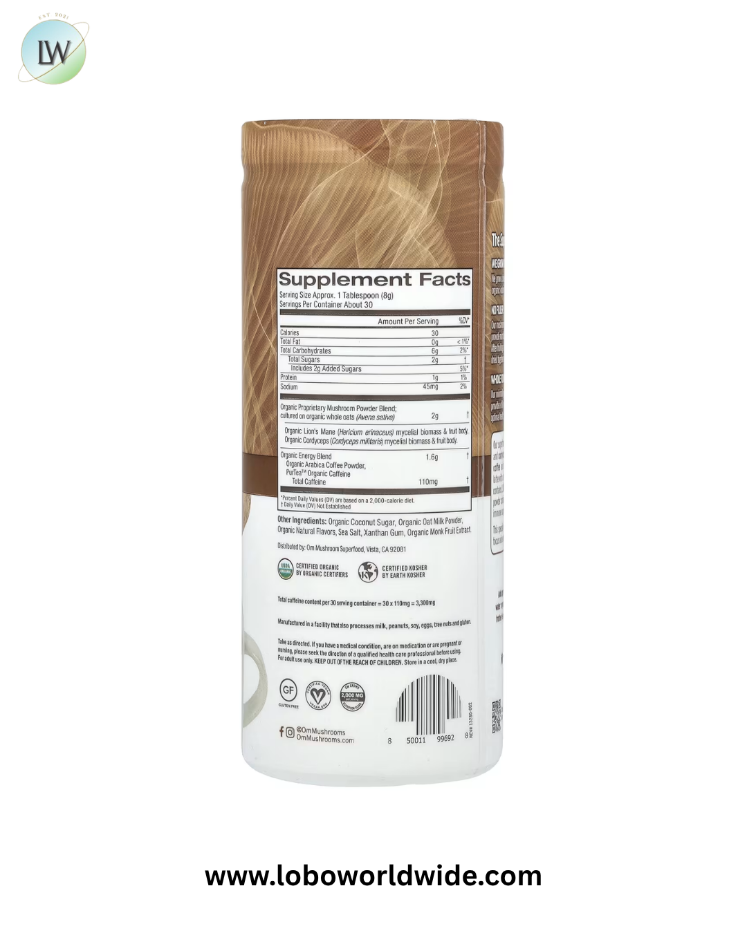 Om Mushrooms, Superfood Mushroom Blend, 8.47 oz (240 g)