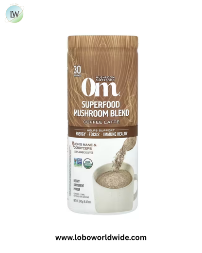 Om Mushrooms, Superfood Mushroom Blend, 8.47 oz (240 g)