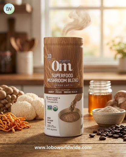 Om Mushrooms, Superfood Mushroom Blend, 8.47 oz (240 g)