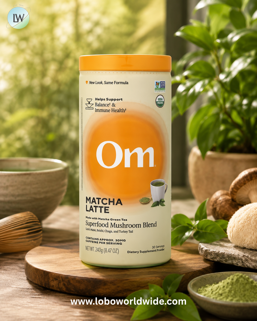 Om Mushrooms, Superfood Mushroom Blend, 8.47 oz (240 g)