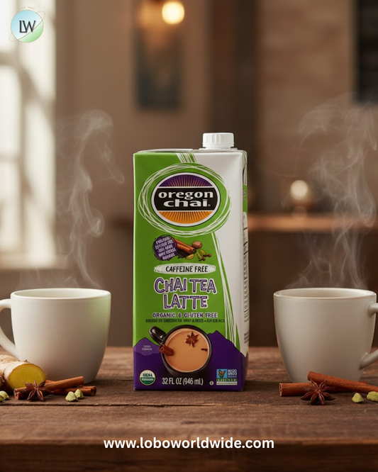 Oregon Chai Organic Caffeine Free Chai Tea Latte 1:1 Concentrate 32 fl. oz.