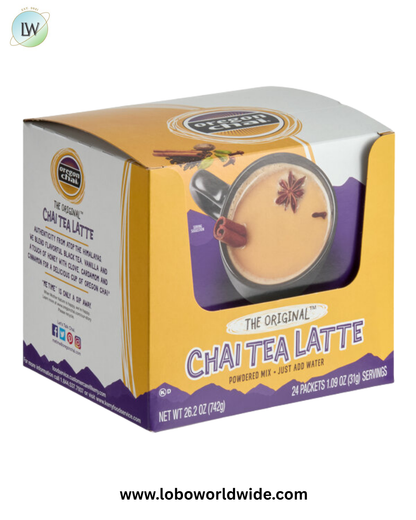Oregon Chai Single Serve Packets Original Chai Dry Mix 24 ct.