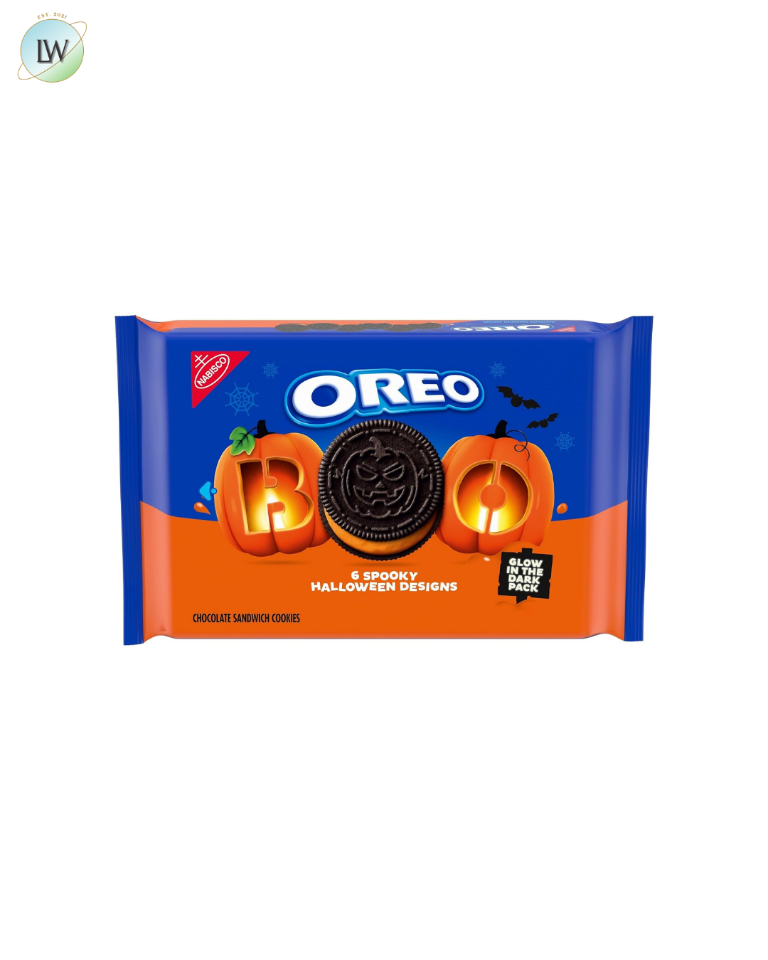 Oreo Orange Creme Chocolate Sandwich Halloween Cookies, 18.71 oz.